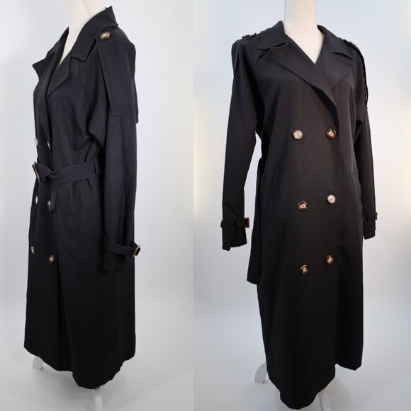 🎀 Onyx Trench Coat - Onesize - Picture 4 of 12
